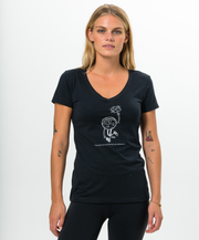 PICKLEBALL ADDICT V-NECK TEE - PKLR Sport